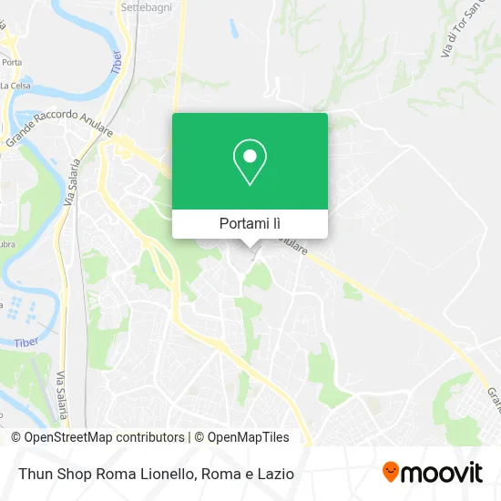 Mappa Thun Shop Roma Lionello