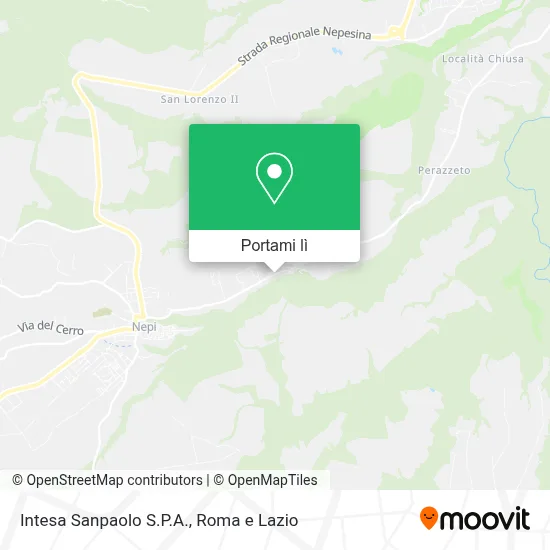 Mappa Intesa Sanpaolo S.P.A.