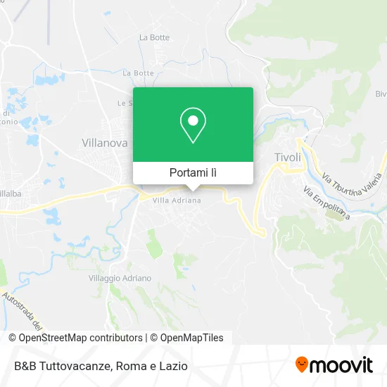 Mappa B&B Tuttovacanze