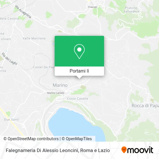 Mappa Falegnameria Di Alessio Leoncini