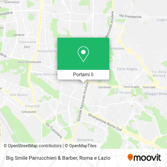 Mappa Big Smile Parrucchieri & Barber