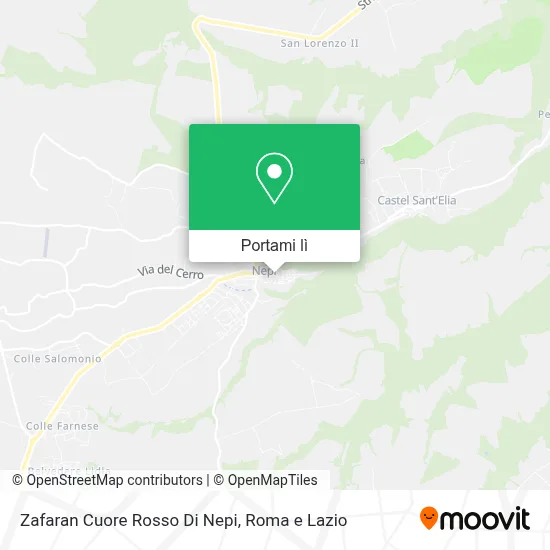 Mappa Zafaran Cuore Rosso Di Nepi