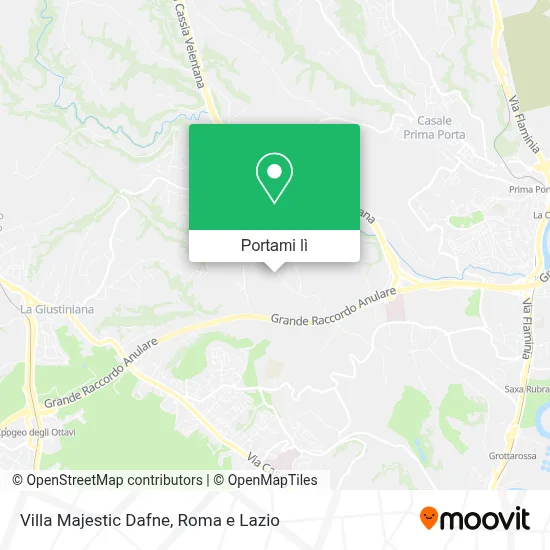 Mappa Villa Majestic Dafne