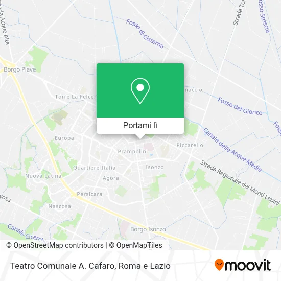 Mappa Teatro Comunale A. Cafaro