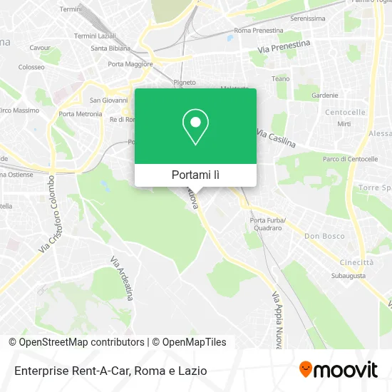 Mappa Enterprise Rent-A-Car