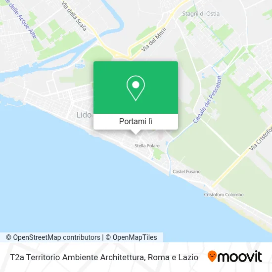 Mappa T2a Territorio Ambiente Architettura