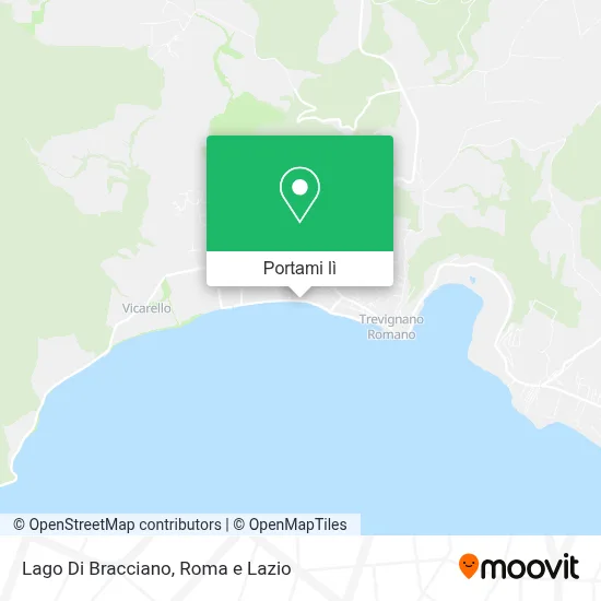 Mappa Lago Di Bracciano