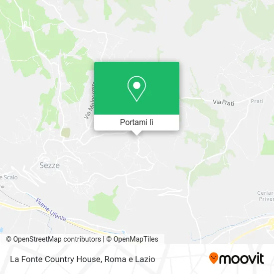 Mappa La Fonte Country House