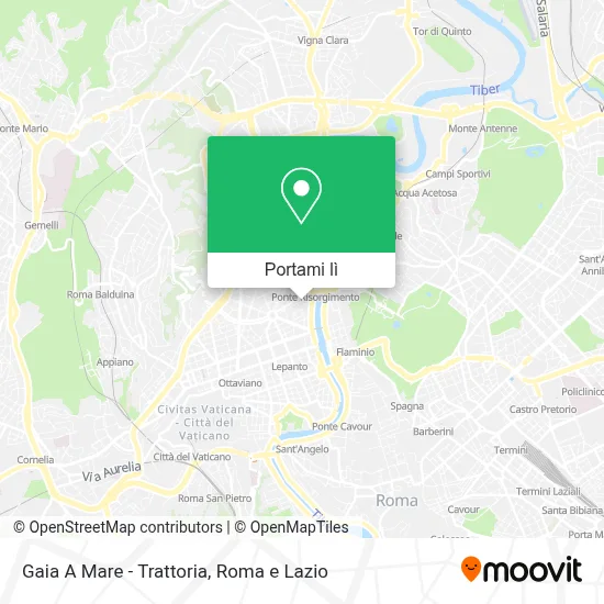 Mappa Gaia A Mare - Trattoria