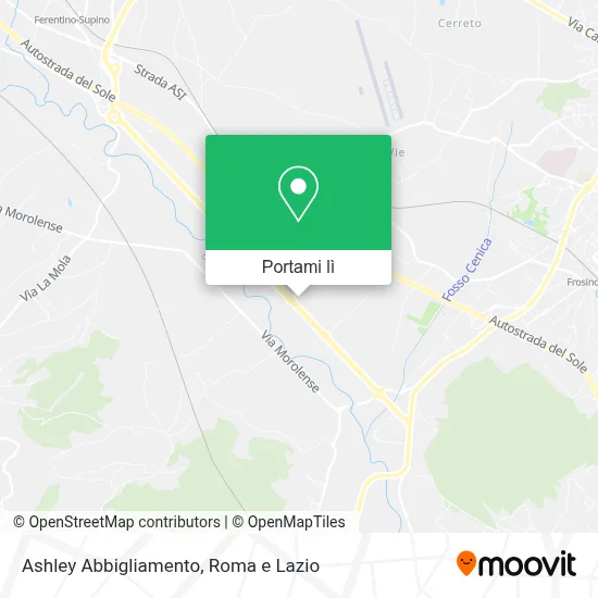 Mappa Ashley Abbigliamento