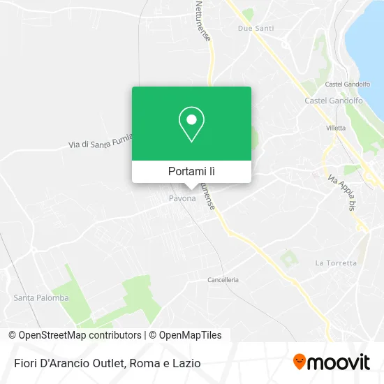 Mappa Fiori D'Arancio Outlet
