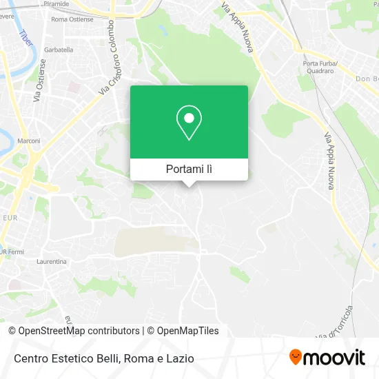 Mappa Centro Estetico Belli