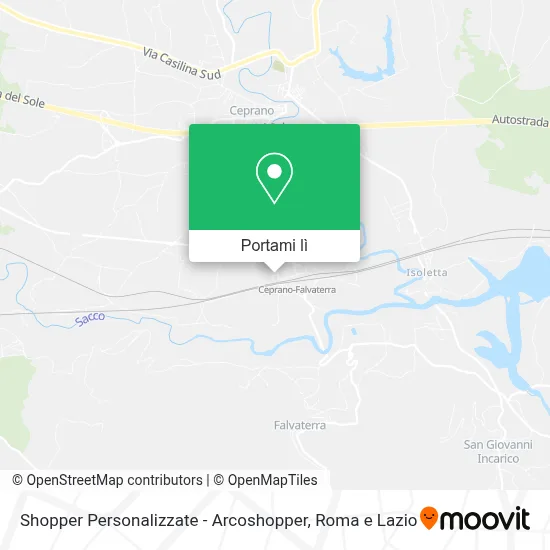 Mappa Shopper Personalizzate - Arcoshopper