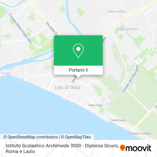 Mappa Istituto Scolastico Archimede 3000 - Diploma Sicuro
