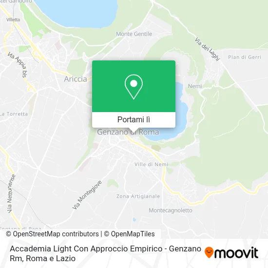 Mappa Accademia Light  Con Approccio Empirico - Genzano Rm