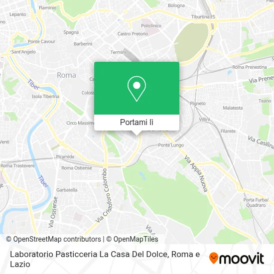 Mappa Laboratorio Pasticceria La Casa Del Dolce