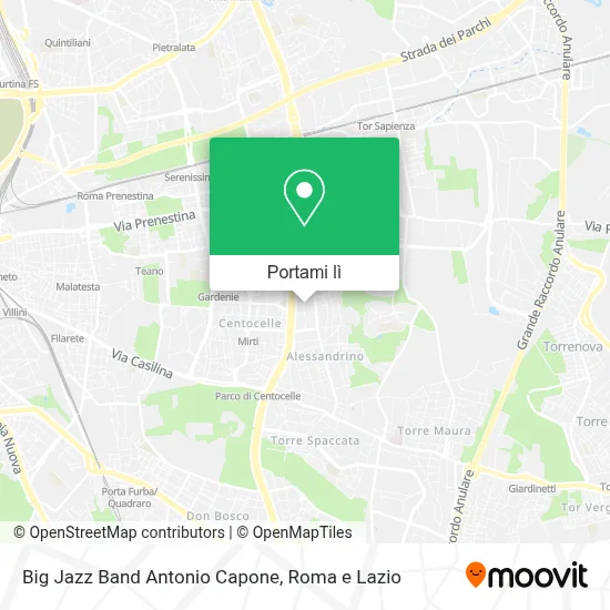 Mappa Big Jazz Band Antonio Capone