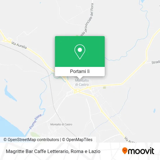 Mappa Magritte Bar Caffe Letterario