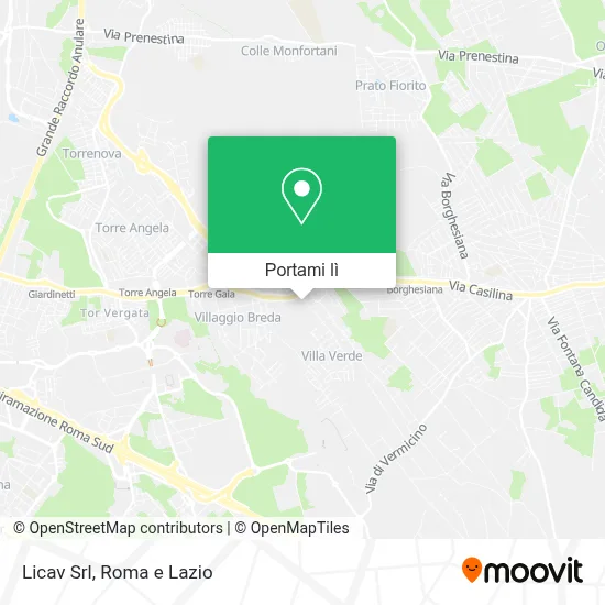 Mappa Licav Srl