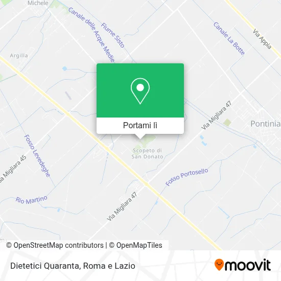 Mappa Dietetici Quaranta
