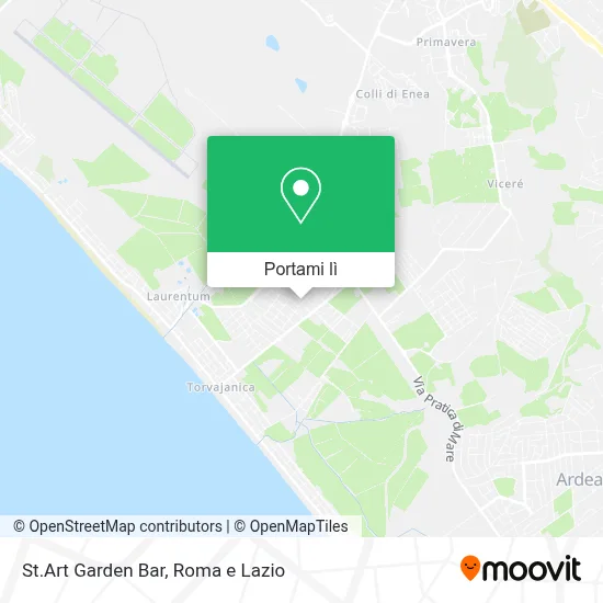 Mappa St.Art Garden Bar