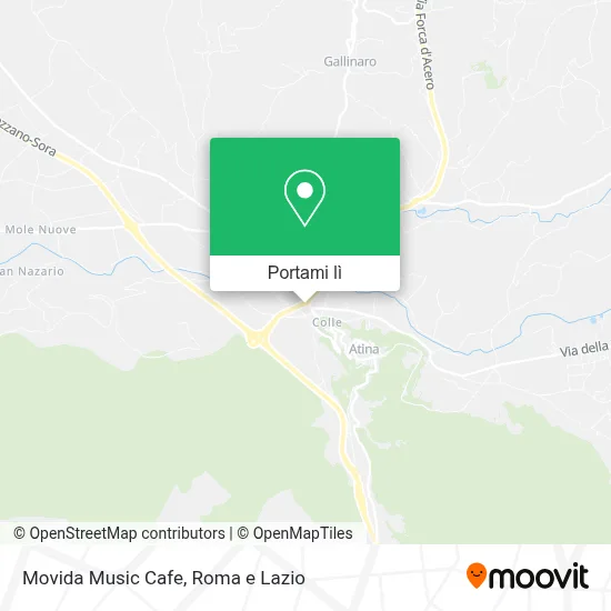 Mappa Movida Music Cafe