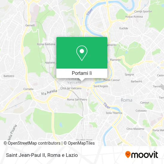 Mappa Saint Jean-Paul II