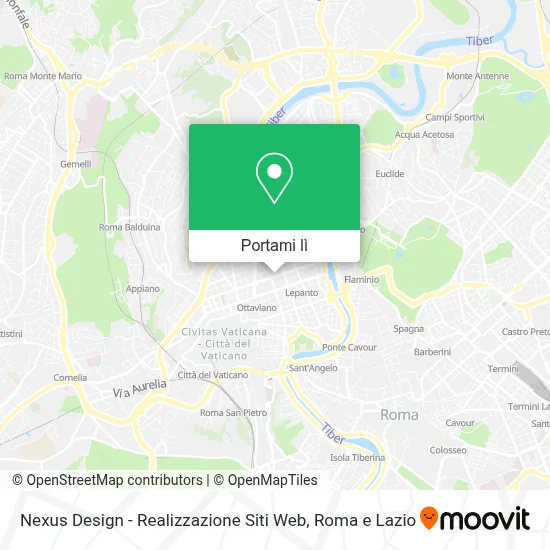 Mappa Nexus Design - Realizzazione Siti Web