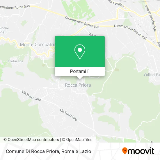 Mappa Comune Di Rocca Priora