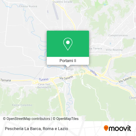 Mappa Pescheria La Barca
