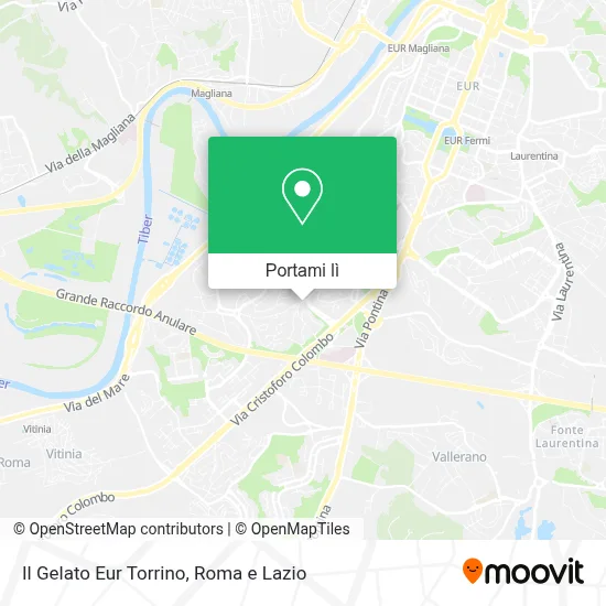 Mappa Il Gelato Eur Torrino