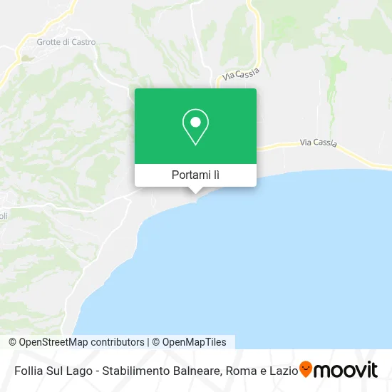 Mappa Follia Sul Lago - Stabilimento Balneare