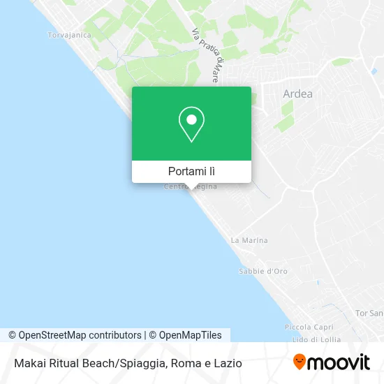 Mappa Makai Ritual Beach/Spiaggia