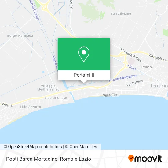 Mappa Posti Barca Mortacino