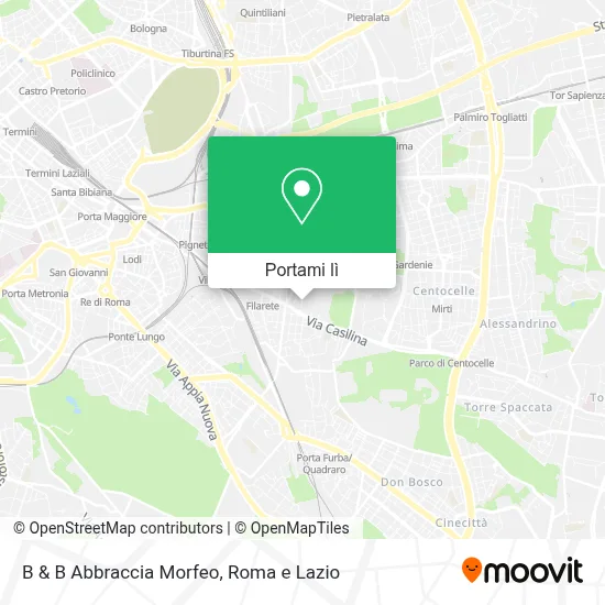 Mappa B & B Abbraccia Morfeo