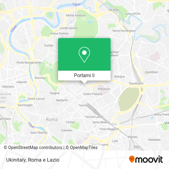 Mappa Ukinitaly