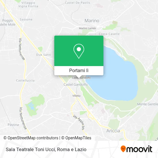 Mappa Sala Teatrale Toni Ucci