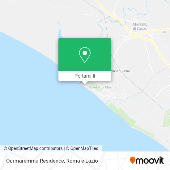 Mappa Ourmaremma Residence