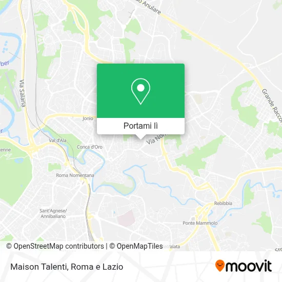 Mappa Maison Talenti