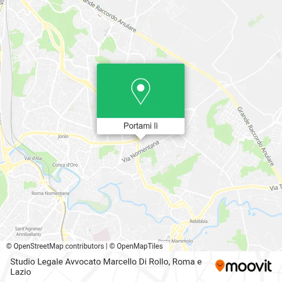 Mappa Studio Legale Avvocato Marcello Di Rollo