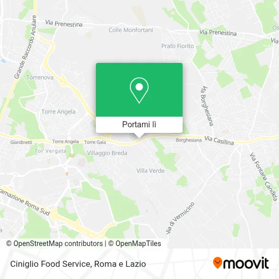 Mappa Ciniglio Food Service