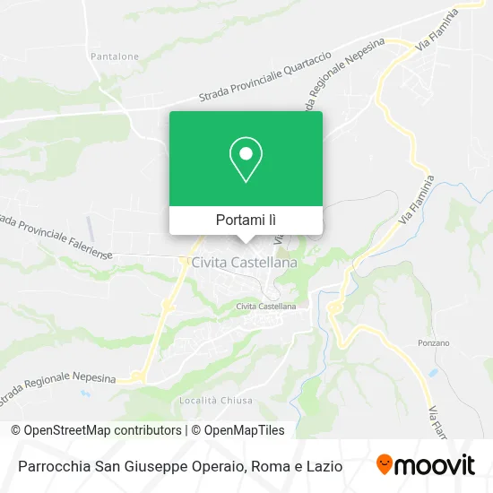 Mappa Parrocchia San Giuseppe Operaio