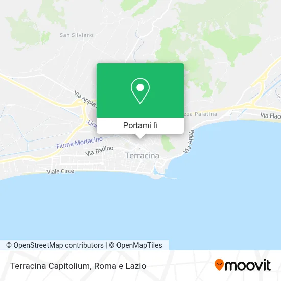 Mappa Terracina Capitolium