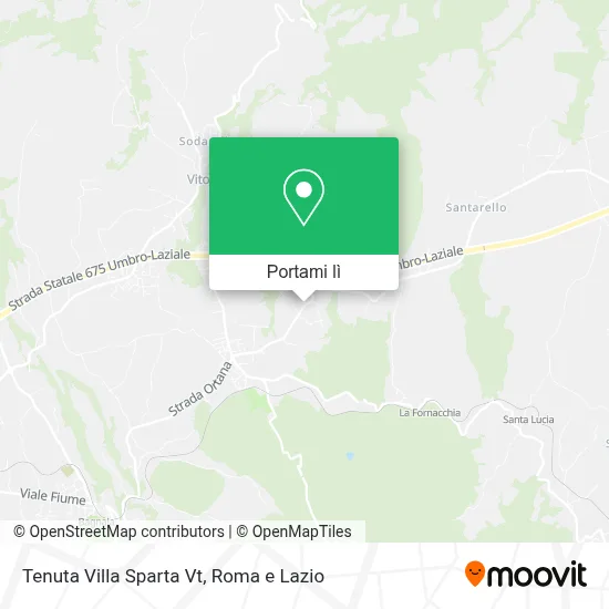 Mappa Tenuta Villa Sparta Vt