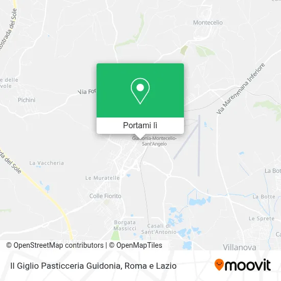Mappa Il Giglio Pasticceria Guidonia