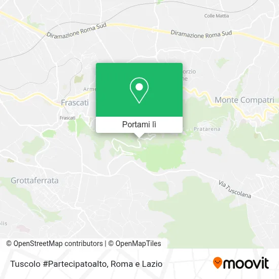 Mappa Tuscolo  #Partecipatoalto
