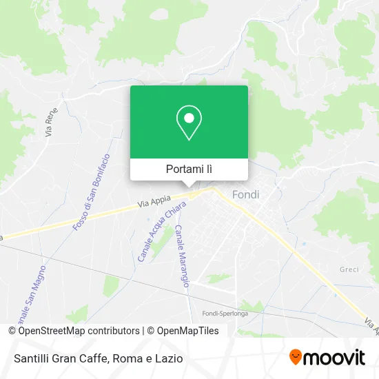 Mappa Santilli Gran Caffe
