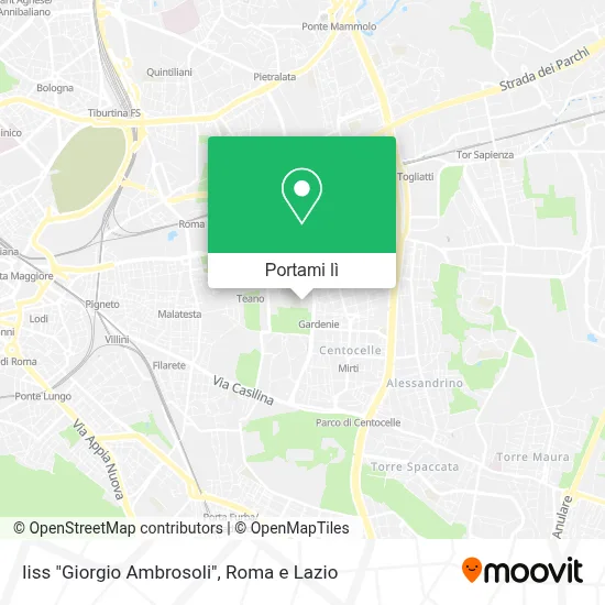 Mappa Iiss "Giorgio Ambrosoli"