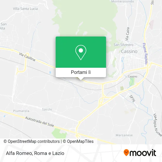 Mappa Alfa Romeo