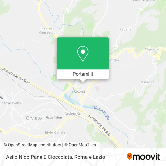 Mappa Asilo Nido Pane E Cioccolata